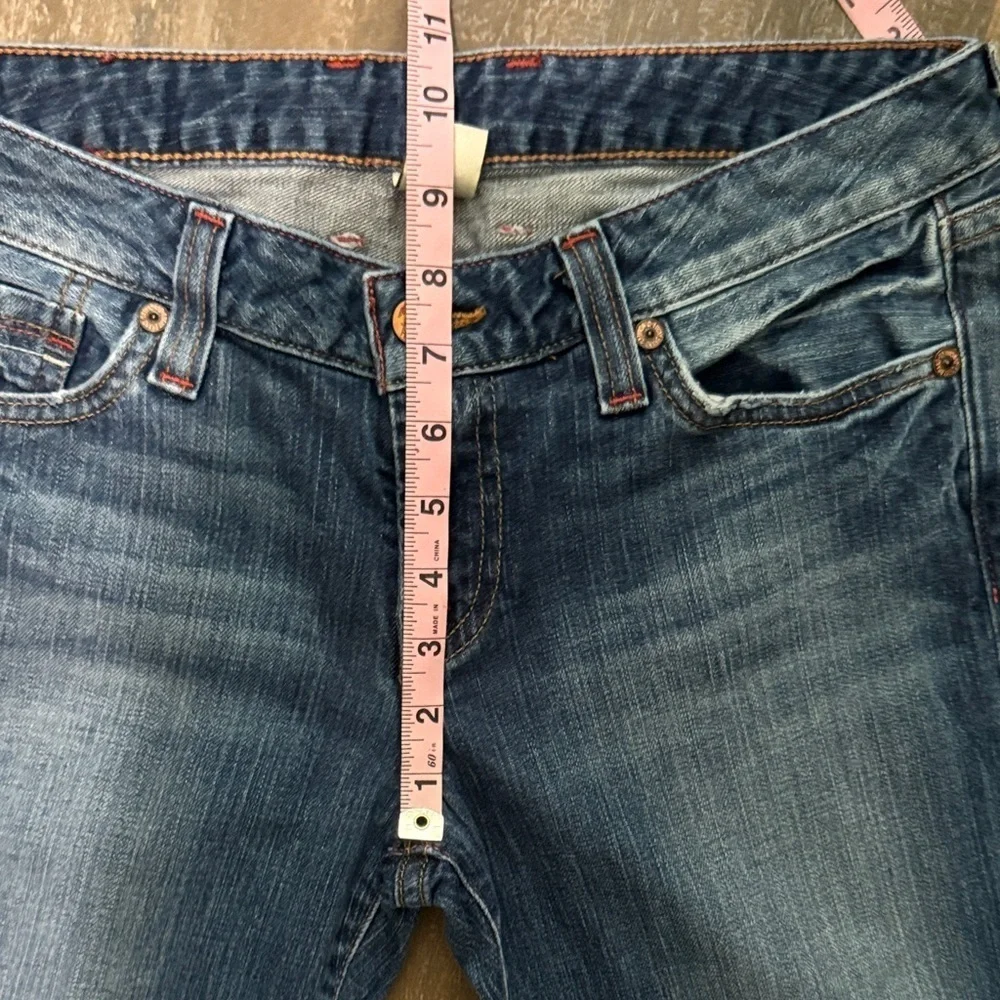 Vintage Lucky Brand Dark Blue Ankle Jeans - Picture 8 of 12